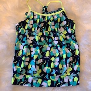Gymboree tank with built in shelf bralette